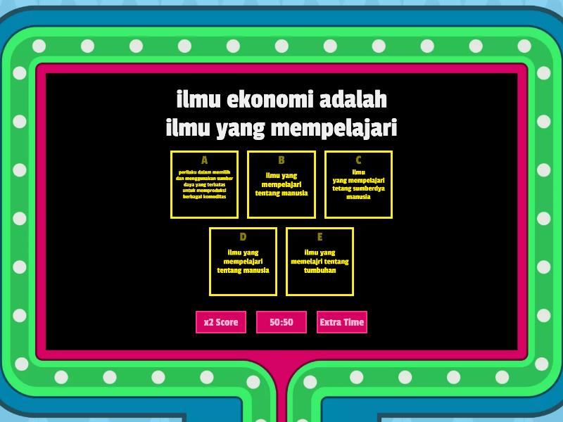 Ipas Minggu 1 - Gameshow Quiz