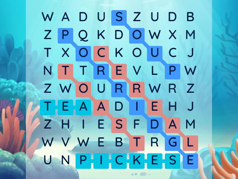 Pearson Level 2 Unit 1 Lesson 5 Food Wordsearch
