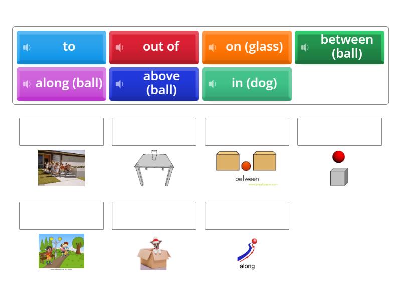 Compact KET prepositions Unit 1 - Match up