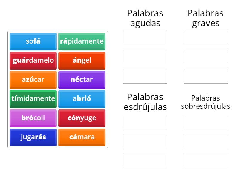 Palabras agrupadas - Group sort