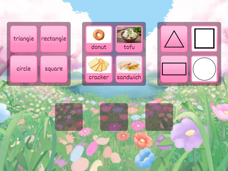 Shapes w/ Food - Make sets