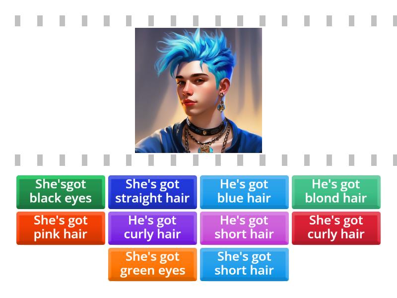 FF1 unit 10 She/He's got - Find the match