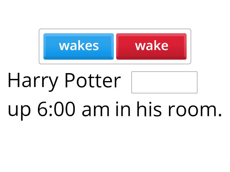 HARRY POTTER DAILY ROUTINE - Completar la frase