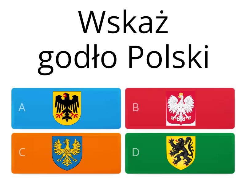 Sprawdzian Z Historii Klasa 4 Symbole Narodowe Symbole Narodowe Polski - Quiz