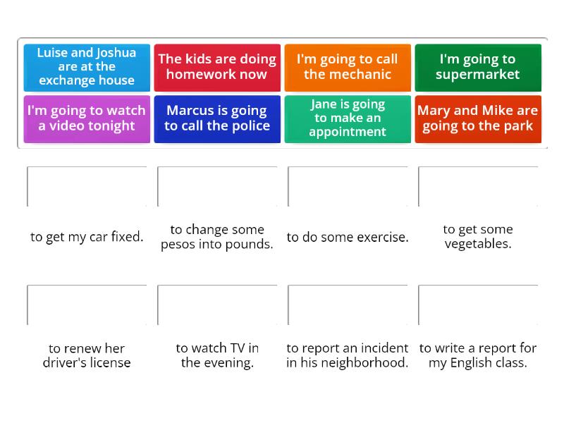 infinitive of purpose v for ing exercise