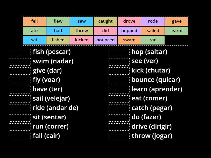 verbs - Match up