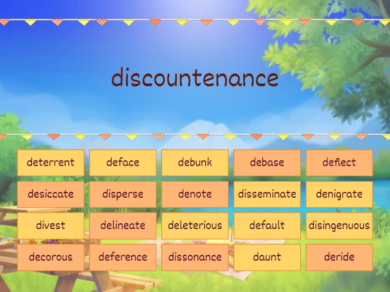 GRE WORDS - Find the match