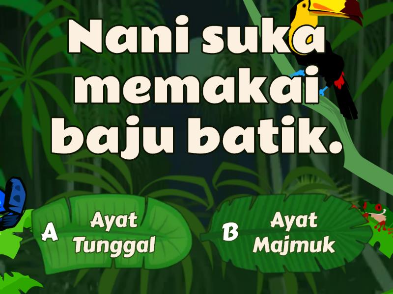 Ayat Tunggal BM Tahun1 - Cuestionario