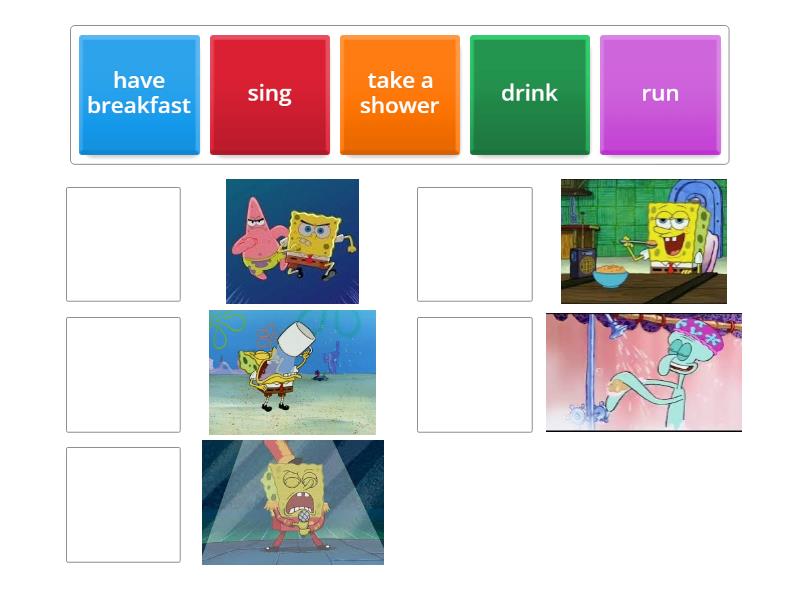 Verbs in Simple Present - Match up