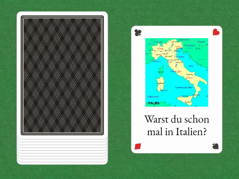 Warst Du Schon Mal Random Cards