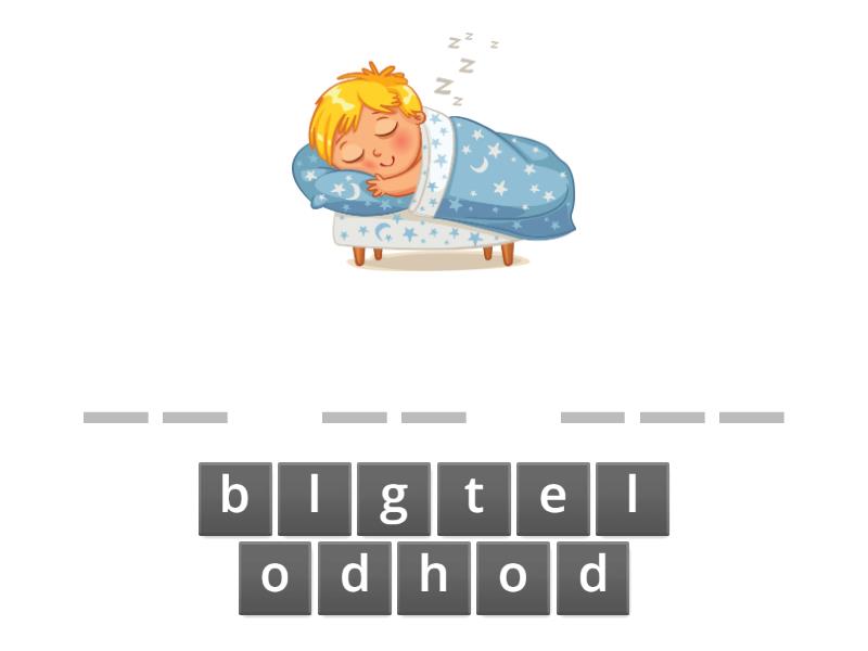 Daily routines (p3) - Spell the word
