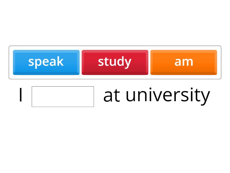 Words - Complete the sentence