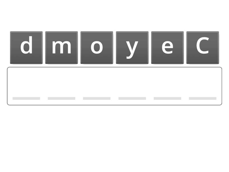 Tv shows and movie Anagram