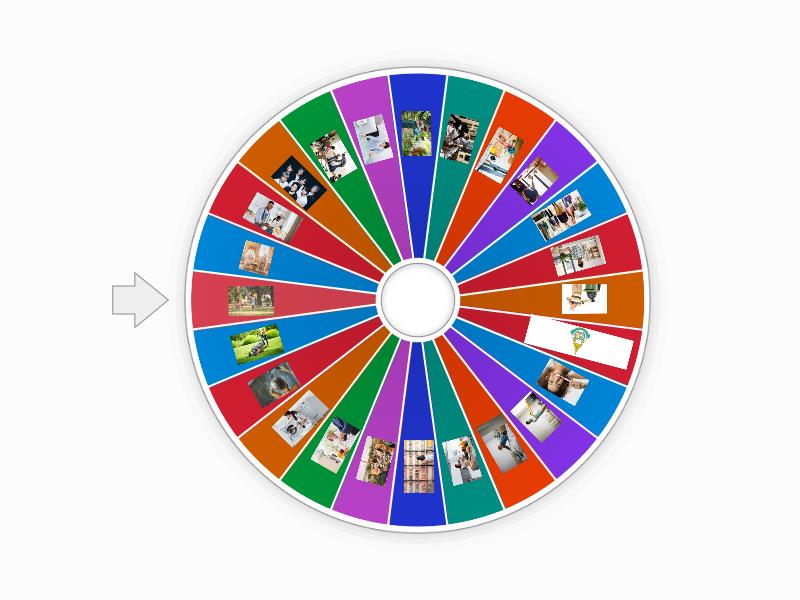วงล้อสุ่มรูปภาพ Help around the house - Spin the wheel