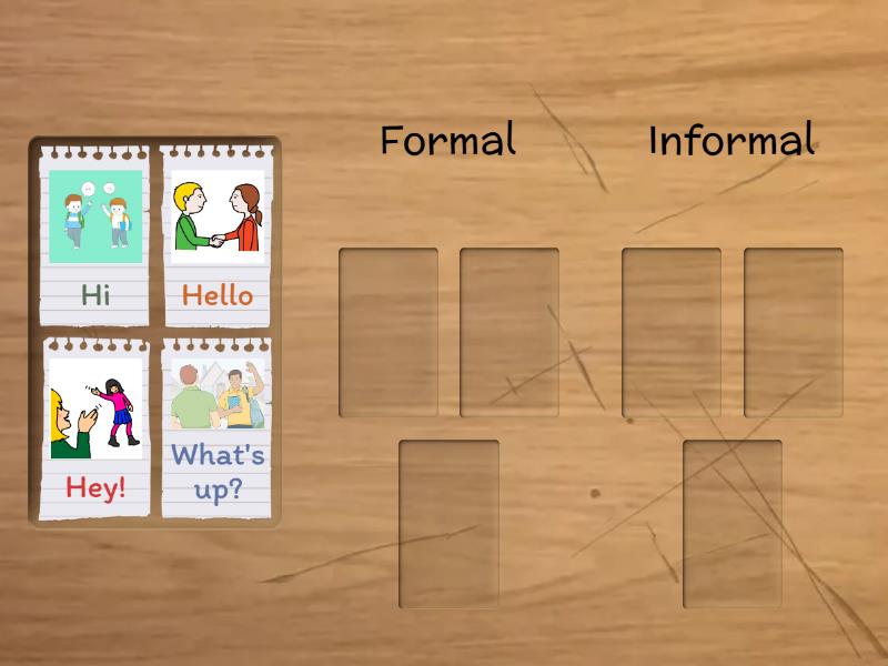 Greetings - Group sort