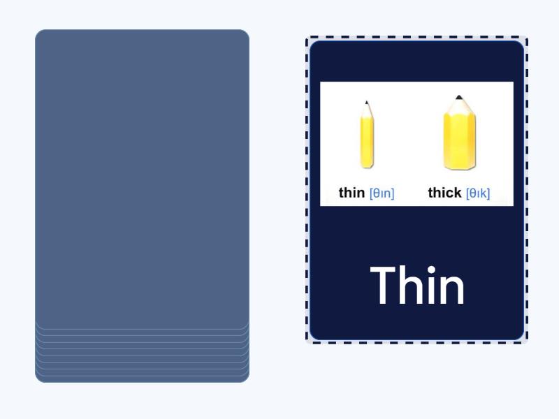 Physical appearance vocabulary - Speaking cards
