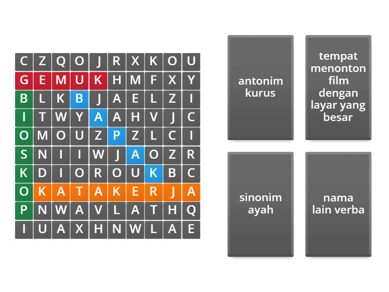 Teka-Teki Silang - Wordsearch