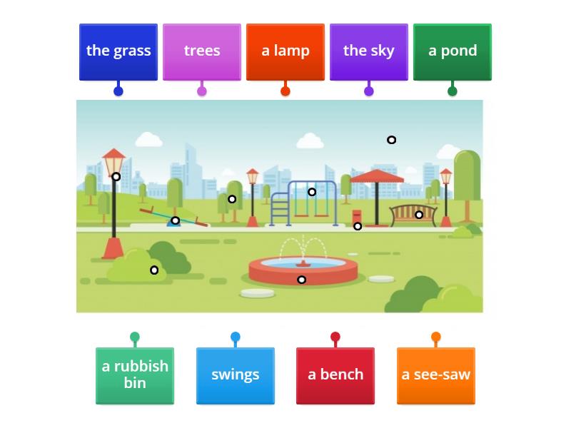 Playground and Park 2 P2 - Labelled diagram