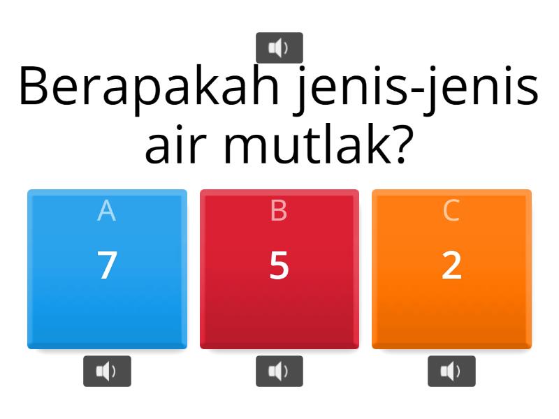 Subjek : Ibadah Tahun 1 - Quiz