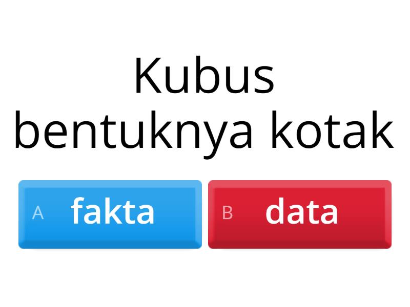 Fakta Dan Data - Cuestionario