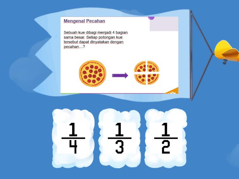 Mengenal Pecahan Sederhana Find The Match