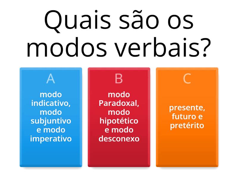 Quais São Os Tipos De Modos Verbais? – FWWWKF