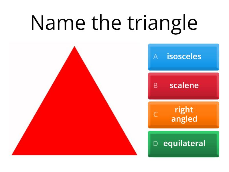 Types of Triangles - Quiz