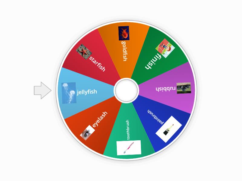 SH 2 syllable words WFP - Spin the wheel