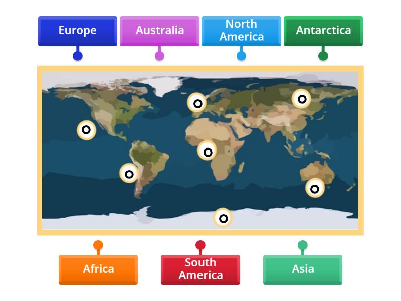 countries and nationalities - Labelled diagram