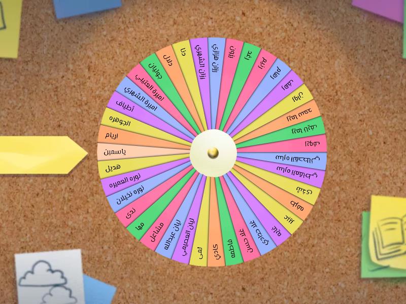 Word Wall - Spin The Wheel