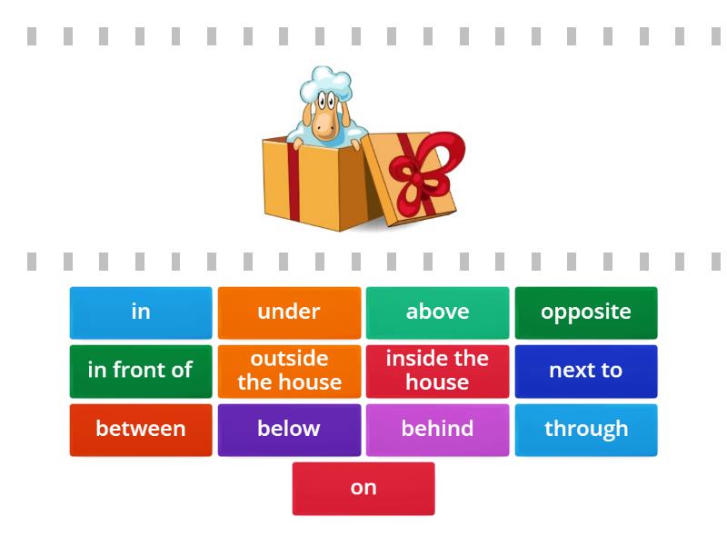 PREPOSITIONS OF PLACE - Find the match