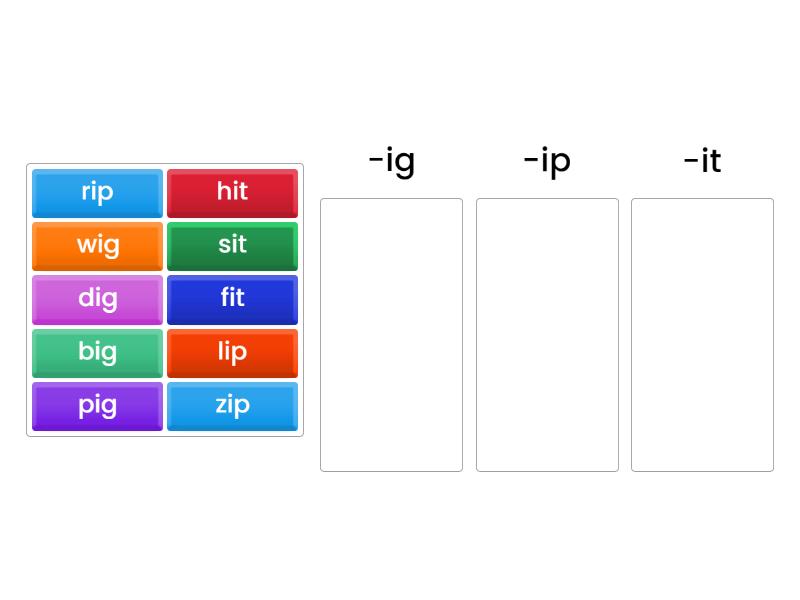 Short i - Group sort