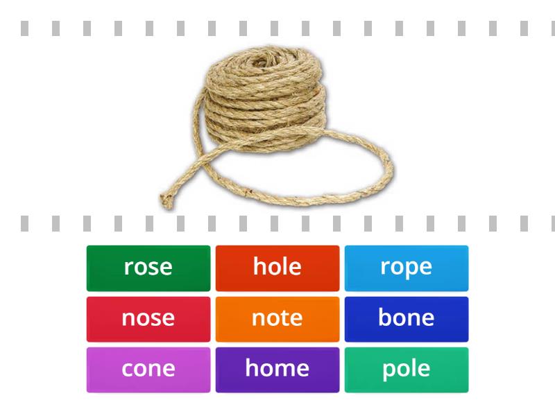 long o-e words - Find the match