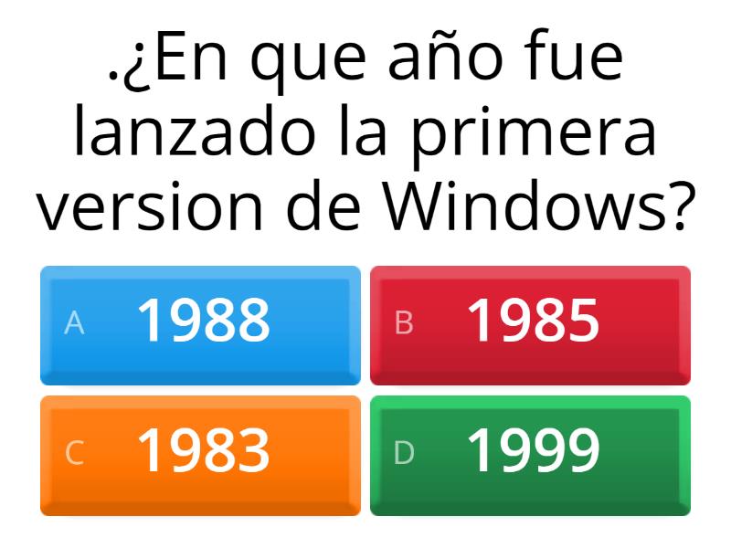 Sistemas Operativos - Cuestionario