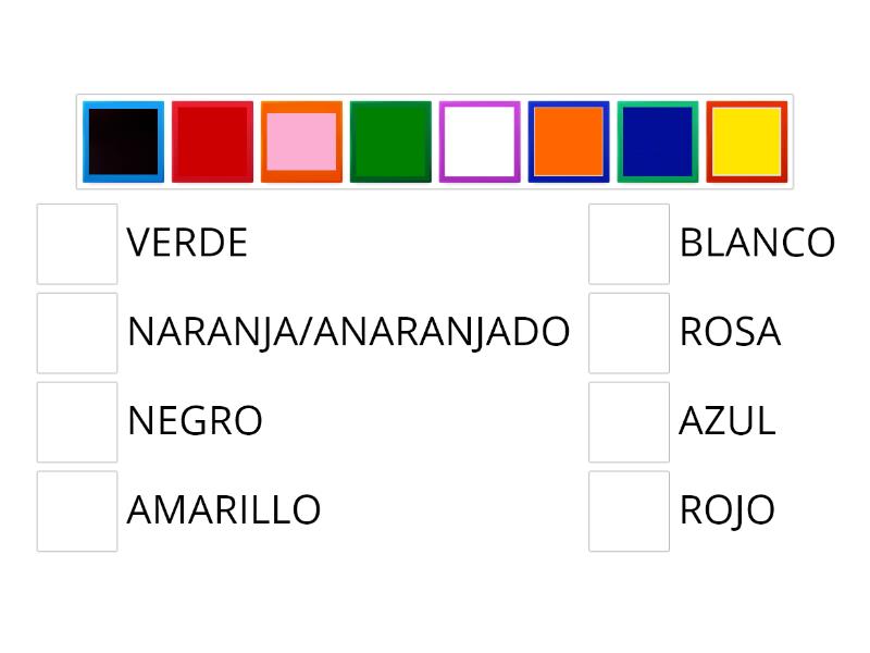 Colores - Match up