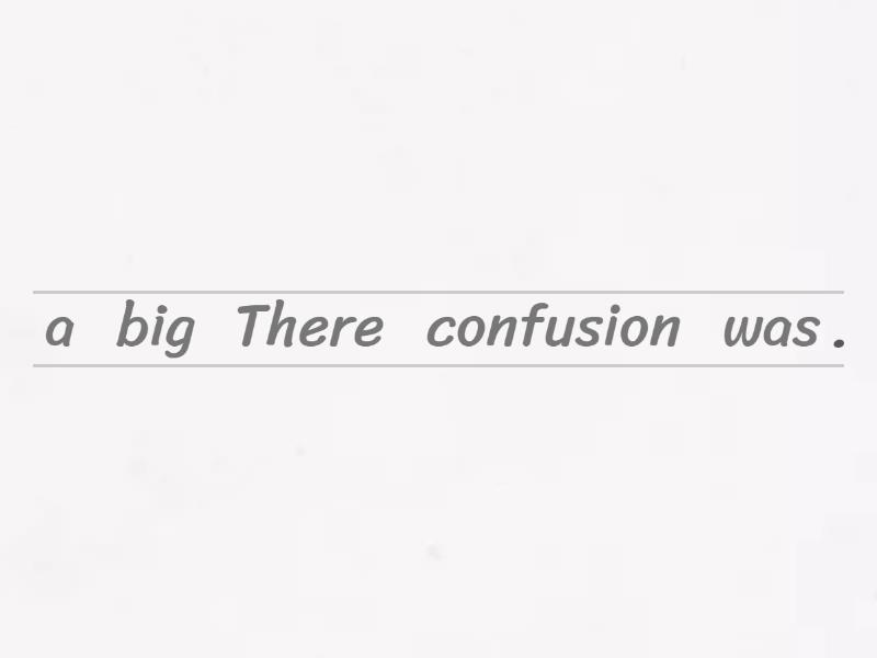 Mr Bean Sentence Structure Unjumble