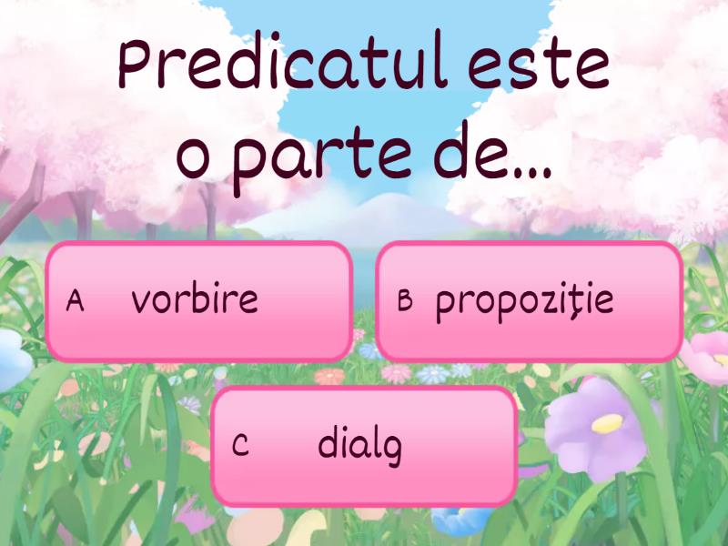 predicatul clasa 3