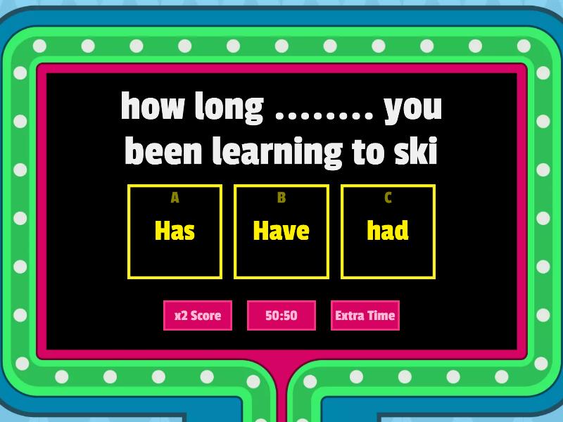 Form meaning and functions - Gameshow quiz