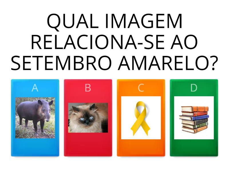 SETEMBRO AMARELO - Quiz