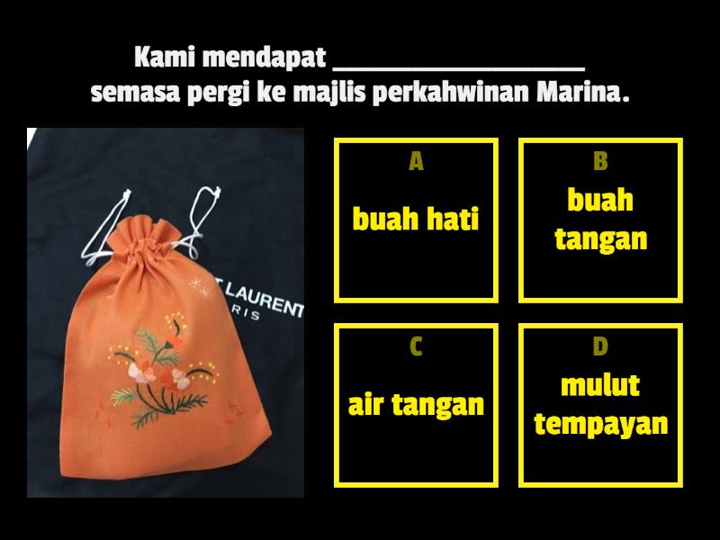 Simpulan Bahasa Tahun 2 Quiz