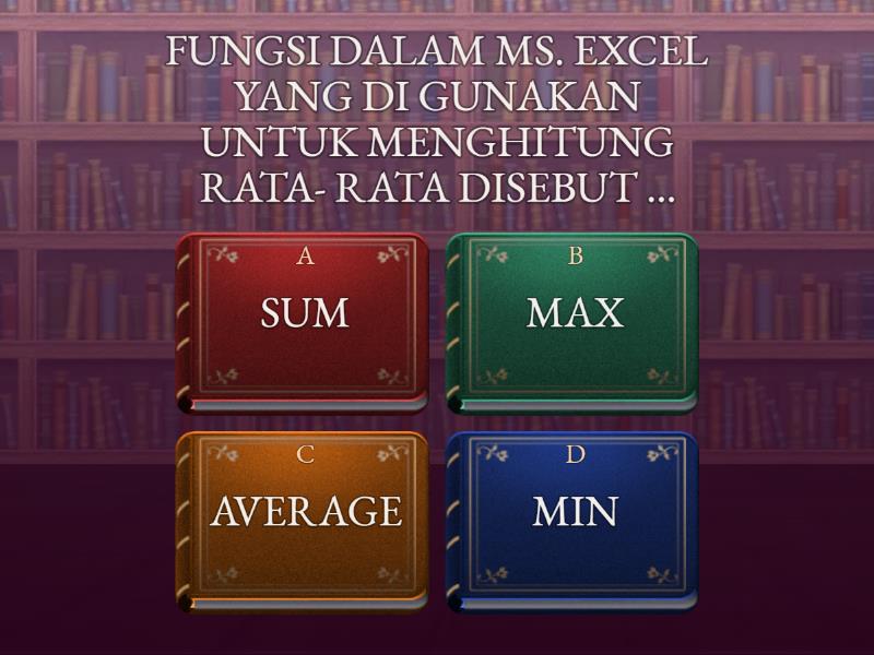 Soal Evaluasi Rumus Fungsi Dasar Quiz