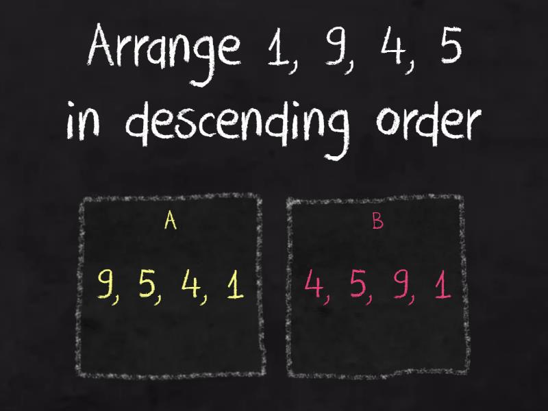 Grade-2_Lesson-3 descending order - Questionário