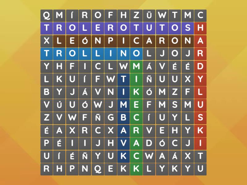 Sopa De Letras Youtuber Minecraft - Wordsearch