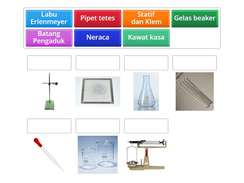 Menjodohkan Peralatan Laboratorium - Match up