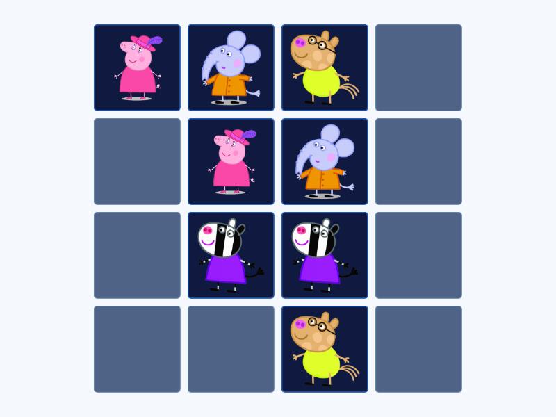 MEMORICE PEPA PIG - Matching pairs