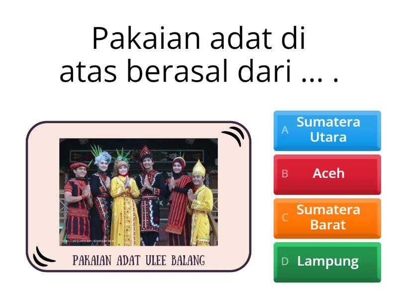 Baju Adat Indonesia - Quiz