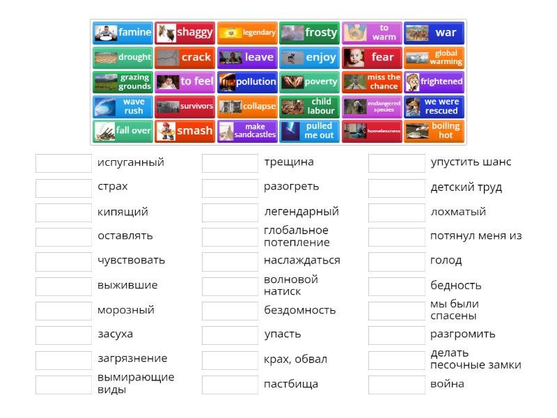Module 5 8 класс - Сопоставить