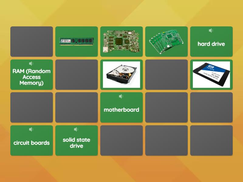 Computer Parts-Inside Parts - Matching pairs