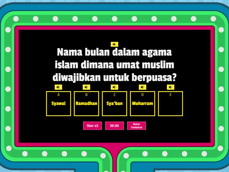 Puasa - Gameshow Quiz