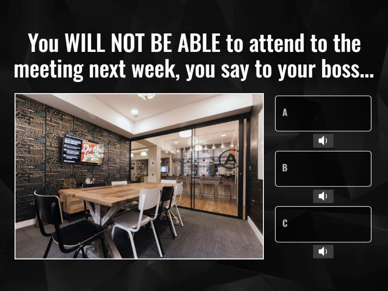 Arranging a meeting - Quiz